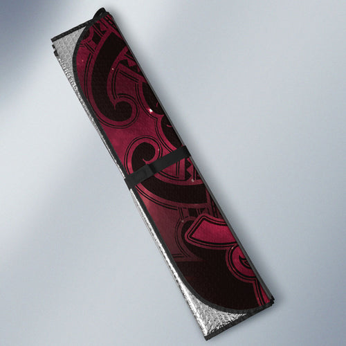 Maori Matariki Hei Matau Whero Auto Sun Shade Maori Kowhaiwhai Pattern Galaxy