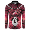 Personalised Maori Matariki Hei Matau Whero Button Sweatshirt Maori Kowhaiwhai Pattern Galaxy