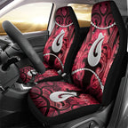 Maori Matariki Hei Matau Whero Car Seat Cover Maori Kowhaiwhai Pattern Galaxy