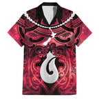 Personalised Maori Matariki Hei Matau Whero Family Matching Summer Maxi Dress and Hawaiian Shirt Maori Kowhaiwhai Pattern Galaxy