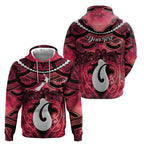Personalised Maori Matariki Hei Matau Whero Hoodie Maori Kowhaiwhai Pattern Galaxy