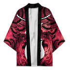Personalised Maori Matariki Hei Matau Whero Kimono Maori Kowhaiwhai Pattern Galaxy
