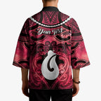Personalised Maori Matariki Hei Matau Whero Kimono Maori Kowhaiwhai Pattern Galaxy