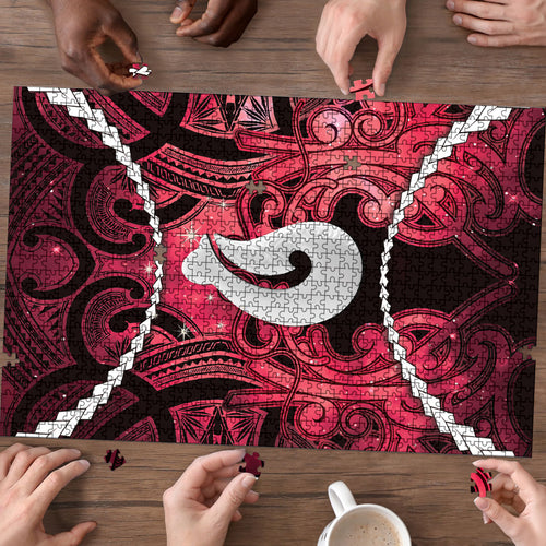 Maori Matariki Hei Matau Whero Puzzle Maori Kowhaiwhai Pattern Galaxy