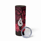 Personalised Maori Matariki Hei Matau Whero Skinny Tumbler Maori Kowhaiwhai Pattern Galaxy
