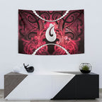 Maori Matariki Hei Matau Whero Tapestry Maori Kowhaiwhai Pattern Galaxy