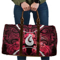 Maori Matariki Hei Matau Whero Travel Bag Maori Kowhaiwhai Pattern Galaxy