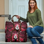 Maori Matariki Hei Matau Whero Travel Bag Maori Kowhaiwhai Pattern Galaxy