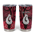 Personalised Maori Matariki Hei Matau Whero Tumbler Cup Maori Kowhaiwhai Pattern Galaxy