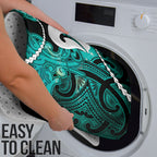 Maori Matariki Hei Matau Turquoise Bathroom Set Maori Kowhaiwhai Pattern Galaxy