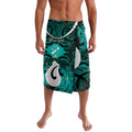 Personalised Maori Matariki Hei Matau Turquoise Lavalava Maori Kowhaiwhai Pattern Galaxy
