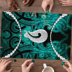 Maori Matariki Hei Matau Turquoise Puzzle Maori Kowhaiwhai Pattern Galaxy