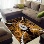 Maori Matariki Hei Matau Kowhai Area Rug Maori Kowhaiwhai Pattern Galaxy