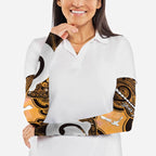 Personalised Maori Matariki Hei Matau Kowhai Arm Sleeves Maori Kowhaiwhai Pattern Galaxy