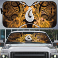 Maori Matariki Hei Matau Kowhai Auto Sun Shade Maori Kowhaiwhai Pattern Galaxy