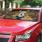 Maori Matariki Hei Matau Kowhai Auto Sun Shade Maori Kowhaiwhai Pattern Galaxy