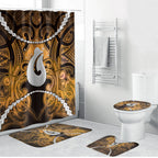 Maori Matariki Hei Matau Kowhai Bathroom Set Maori Kowhaiwhai Pattern Galaxy