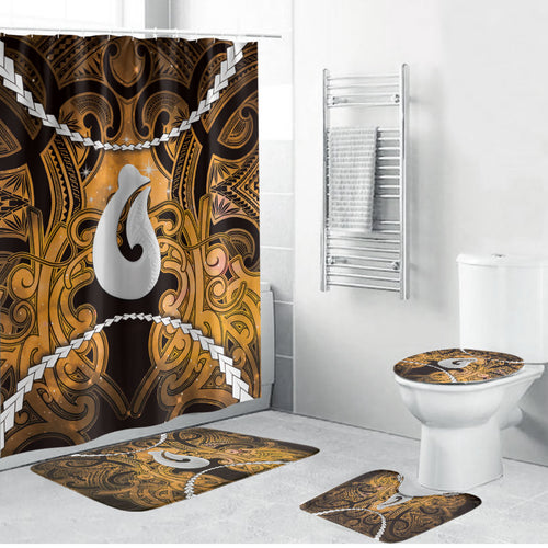 Maori Matariki Hei Matau Kowhai Bathroom Set Maori Kowhaiwhai Pattern Galaxy