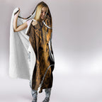 Maori Matariki Hei Matau Kowhai Hooded Blanket Maori Kowhaiwhai Pattern Galaxy