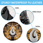 Maori Matariki Hei Matau Kowhai Spare Tire Cover Maori Kowhaiwhai Pattern Galaxy
