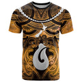 Personalised Maori Matariki Hei Matau Kowhai T Shirt Maori Kowhaiwhai Pattern Galaxy