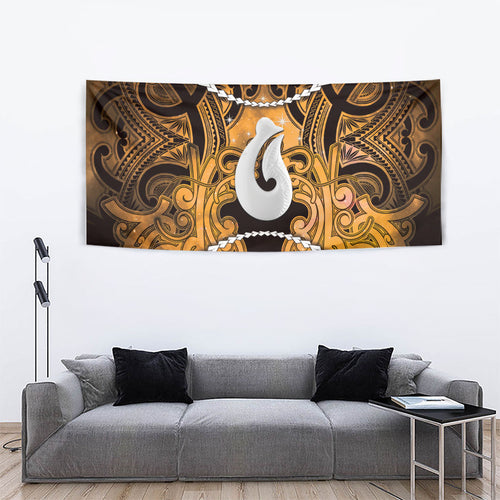 Maori Matariki Hei Matau Kowhai Tapestry Maori Kowhaiwhai Pattern Galaxy
