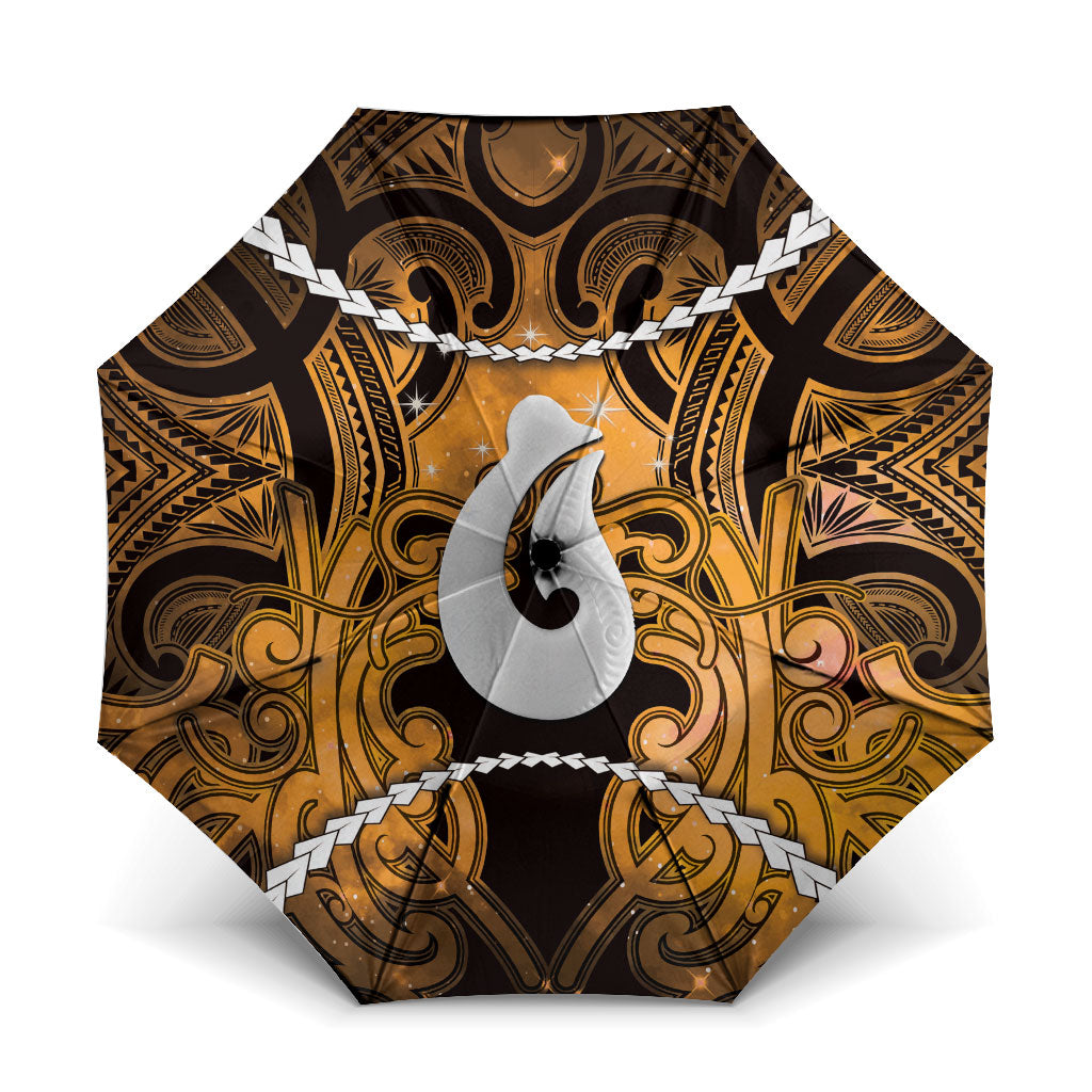 Maori Matariki Hei Matau Kowhai Umbrella Maori Kowhaiwhai Pattern Galaxy