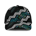 Taniko Aotearoa Mix Paua Shell Baseball Net Cap Niho Taniwha Turquoise Glitter - Aussie Hoodie