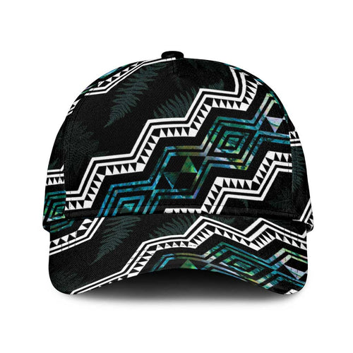 Taniko Aotearoa Mix Paua Shell Classic Cap Niho Taniwha Turquoise Glitter - Aussie Hoodie