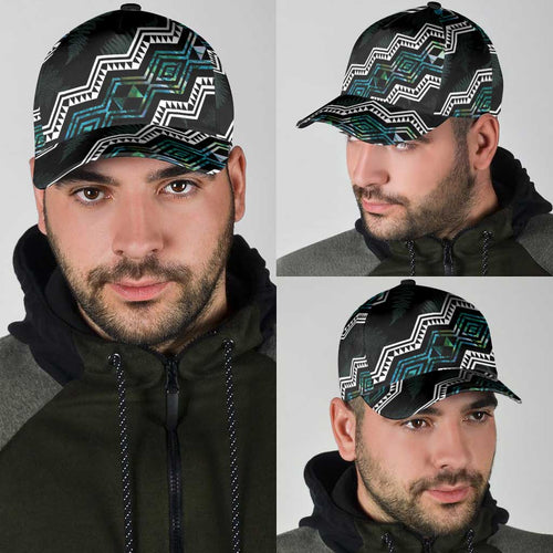 Taniko Aotearoa Mix Paua Shell Classic Cap Niho Taniwha Turquoise Glitter - Aussie Hoodie