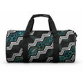 Taniko Aotearoa Mix Paua Shell Duffle Bag Niho Taniwha Turquoise Glitter
