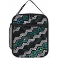 Taniko Aotearoa Mix Paua Shell Lunch Bag Niho Taniwha Turquoise Glitter