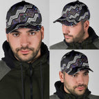 Taniko Aotearoa Mix Paua Shell Classic Cap Niho Taniwha Lilac Glitter - Aussie Hoodie