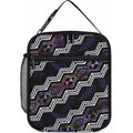Taniko Aotearoa Mix Paua Shell Lunch Bag Niho Taniwha Lilac Glitter