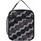 Taniko Aotearoa Mix Paua Shell Lunch Bag Niho Taniwha Lilac Glitter