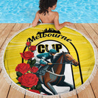 Personalised Melbourne Horse Racing Beach Blanket The Race That Stops The Nation