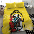 Personalised Melbourne Horse Racing Bedding Set The Race That Stops The Nation