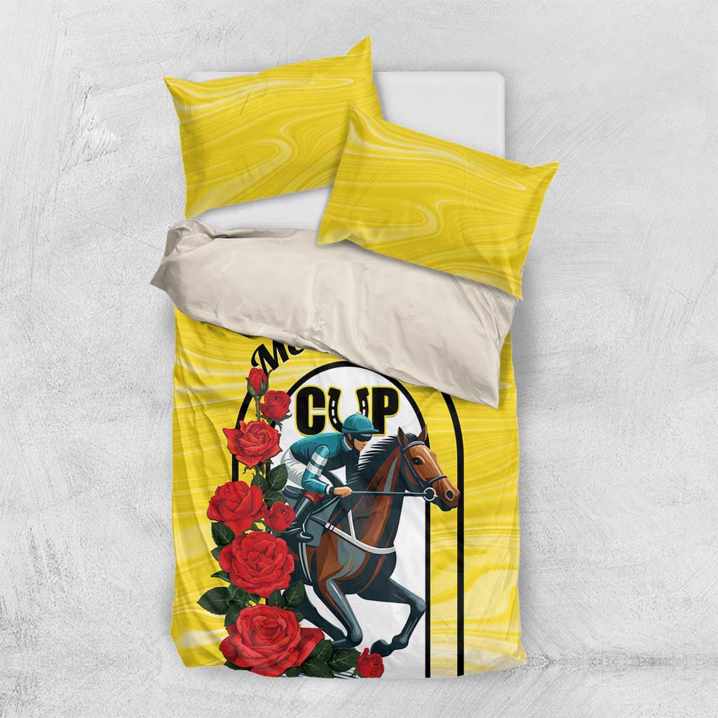 Personalised Melbourne Horse Racing Bedding Set The Race That Stops The Nation