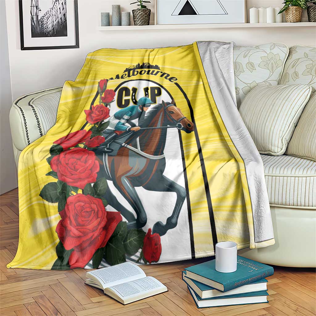 Personalised Melbourne Horse Racing Blanket The Race That Stops The Nation