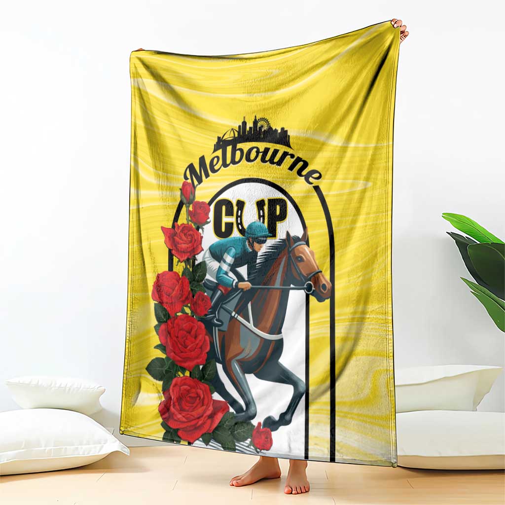 Personalised Melbourne Horse Racing Blanket The Race That Stops The Nation