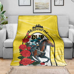 Personalised Melbourne Horse Racing Blanket The Race That Stops The Nation
