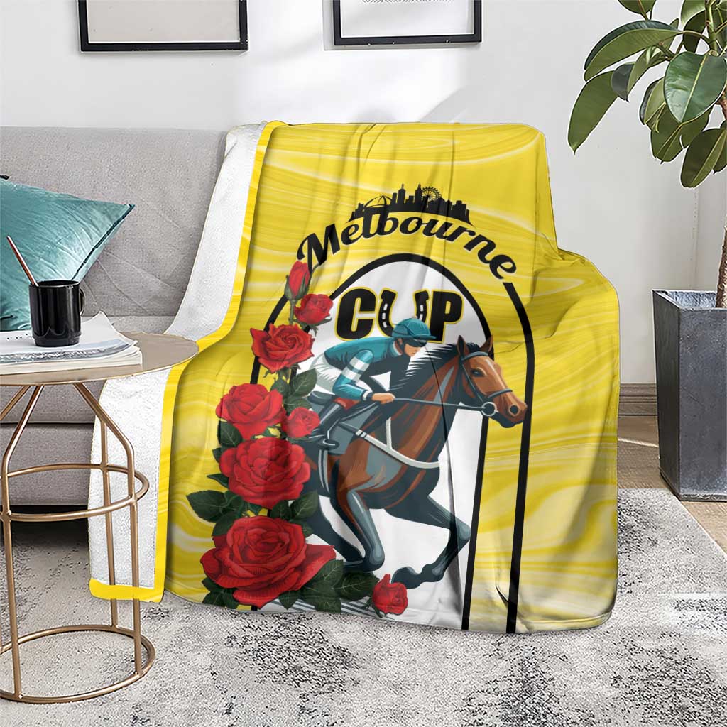 Personalised Melbourne Horse Racing Blanket The Race That Stops The Nation