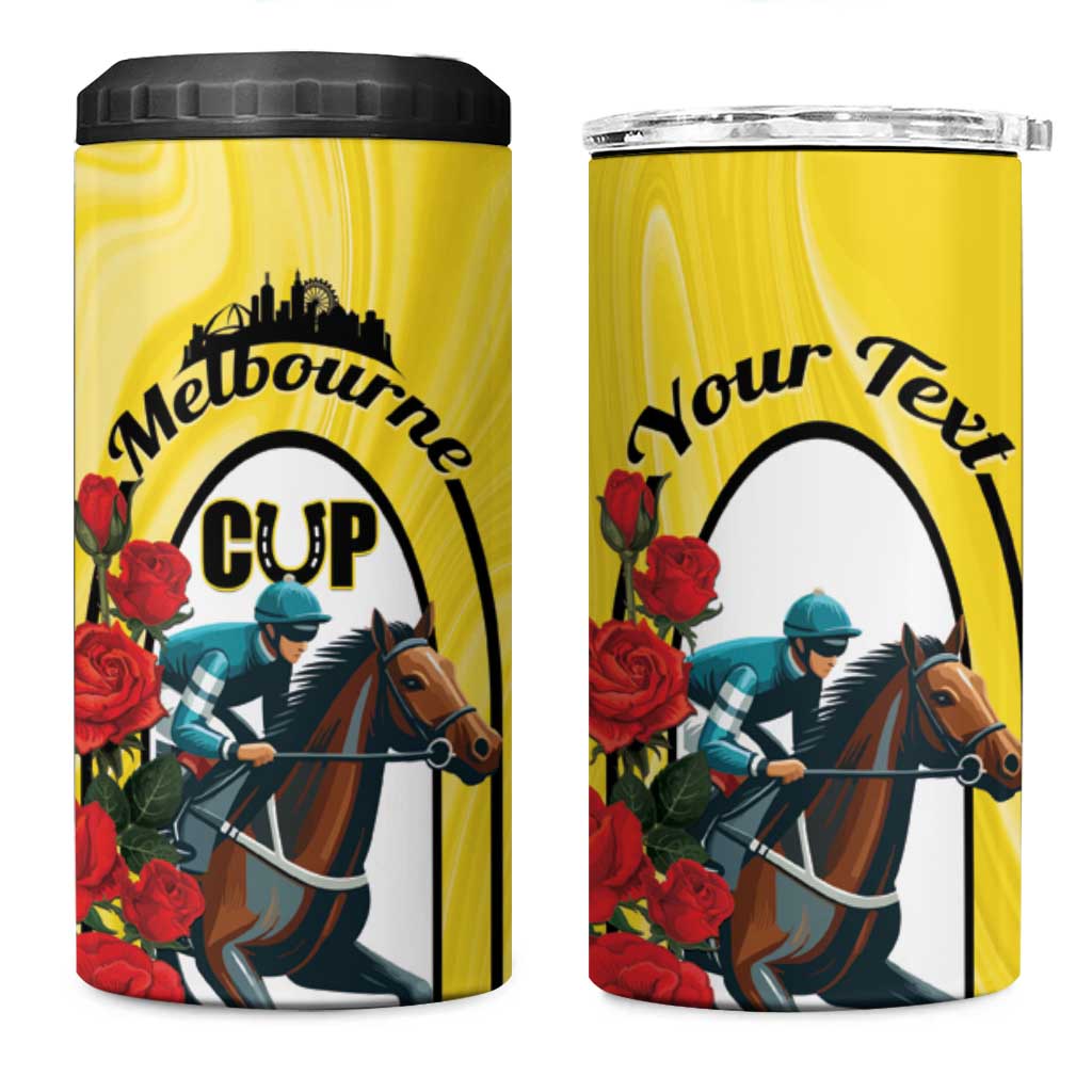 Personalised Melbourne Horse Racing 4 in 1 Can Cooler Tumbler The Race That Stops The Nation