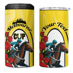 Personalised Melbourne Horse Racing 4 in 1 Can Cooler Tumbler The Race That Stops The Nation