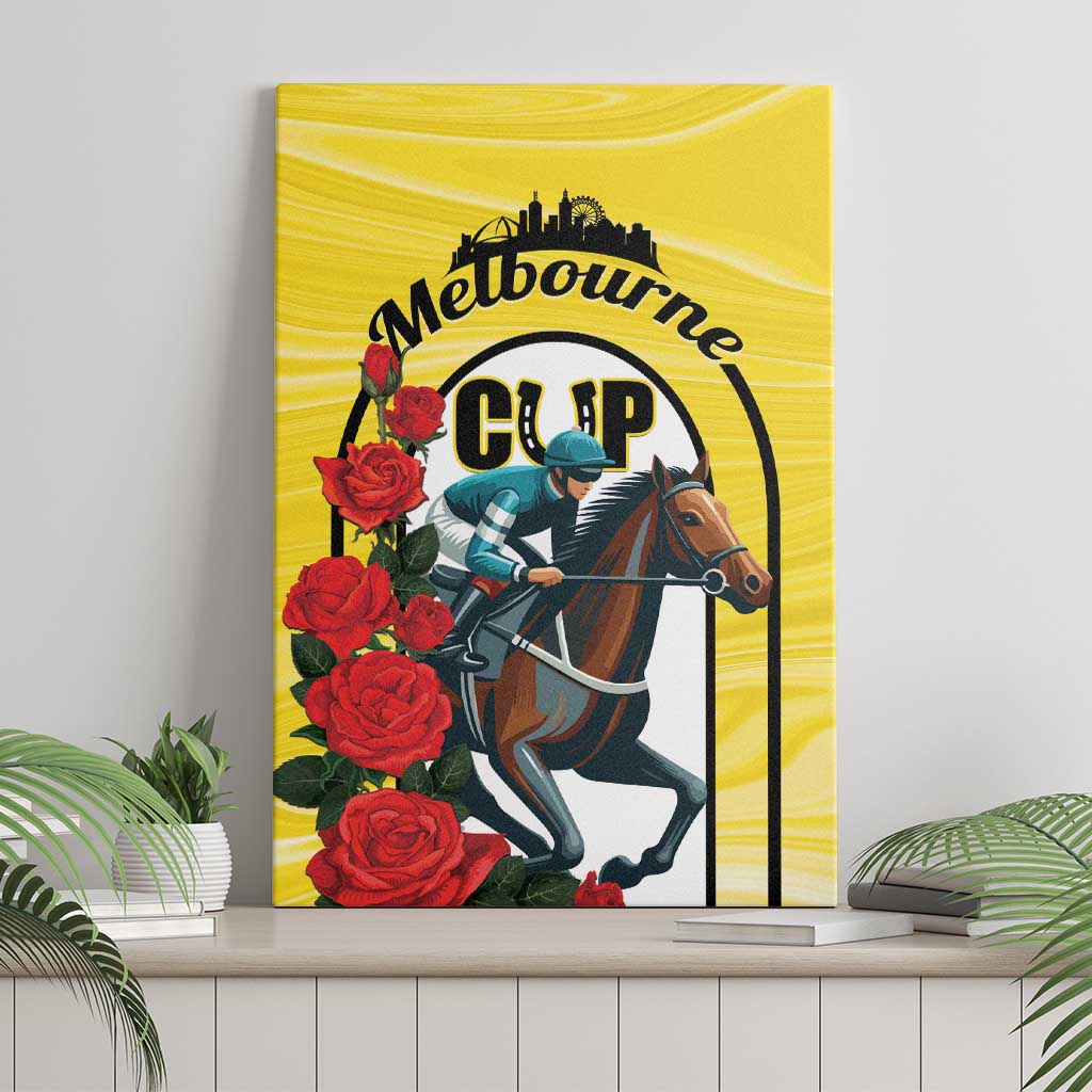 Personalised Melbourne Horse Racing Canvas Wall Art The Race That Stops The Nation