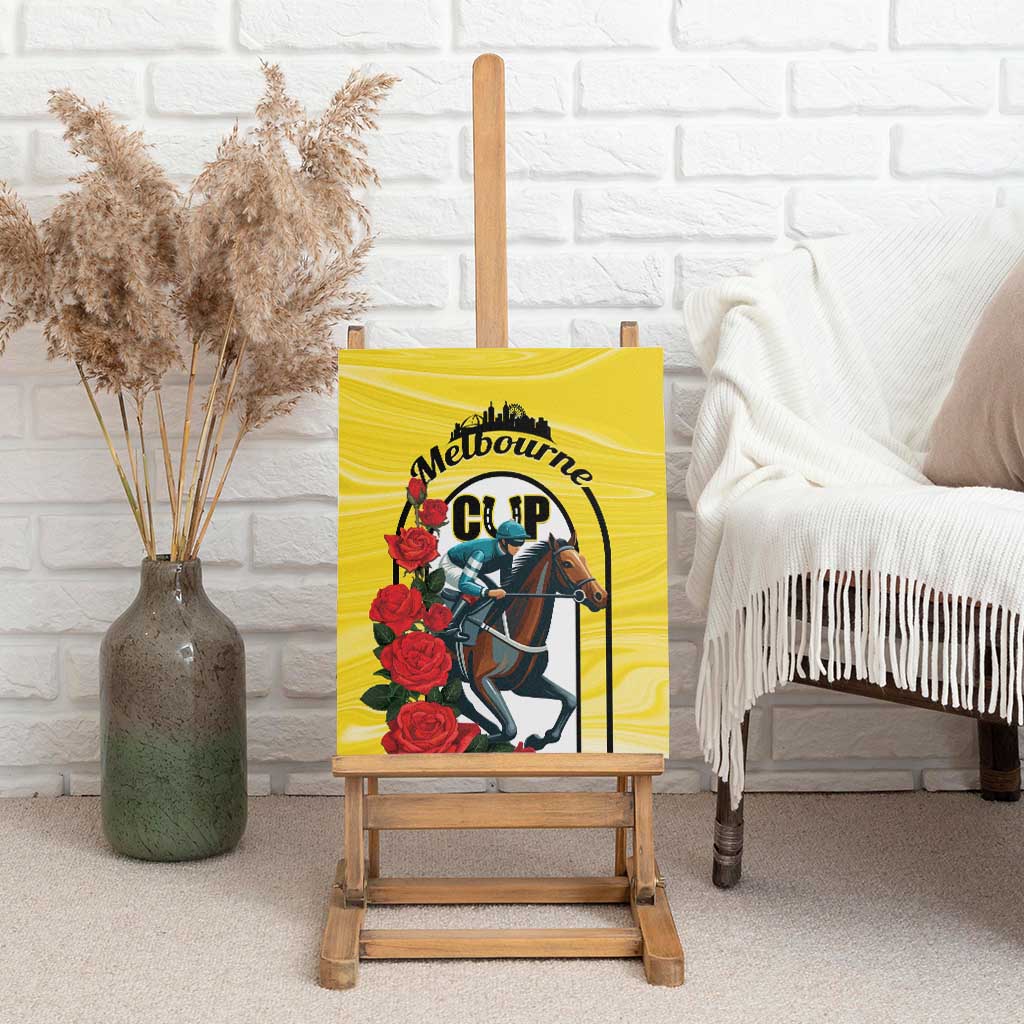 Personalised Melbourne Horse Racing Canvas Wall Art The Race That Stops The Nation