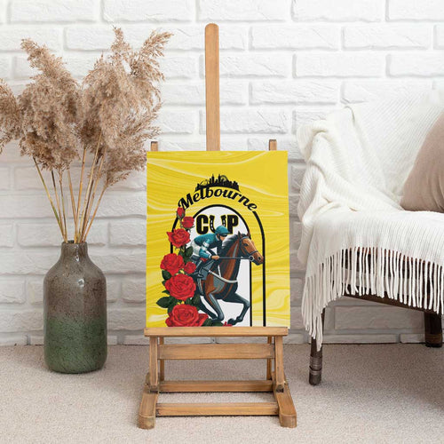 Personalised Melbourne Horse Racing Canvas Wall Art The Race That Stops The Nation