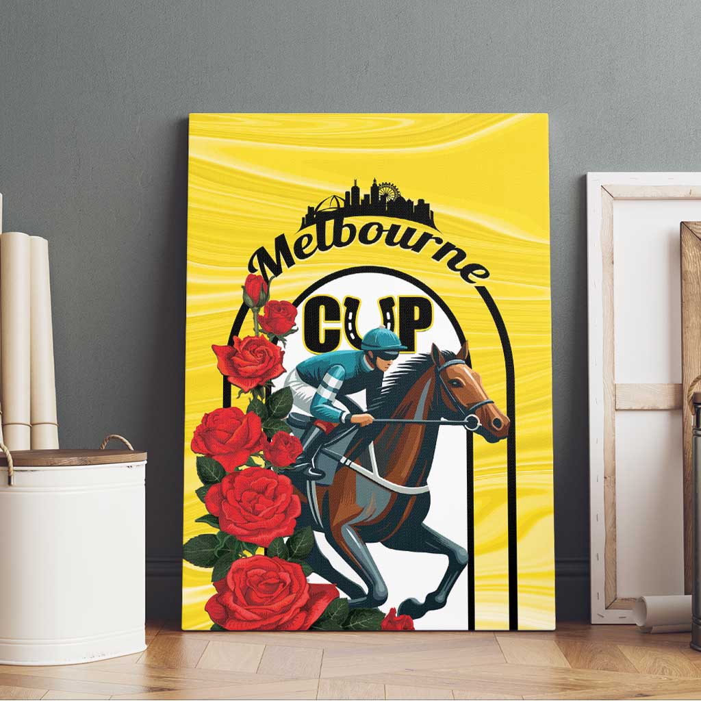 Personalised Melbourne Horse Racing Canvas Wall Art The Race That Stops The Nation