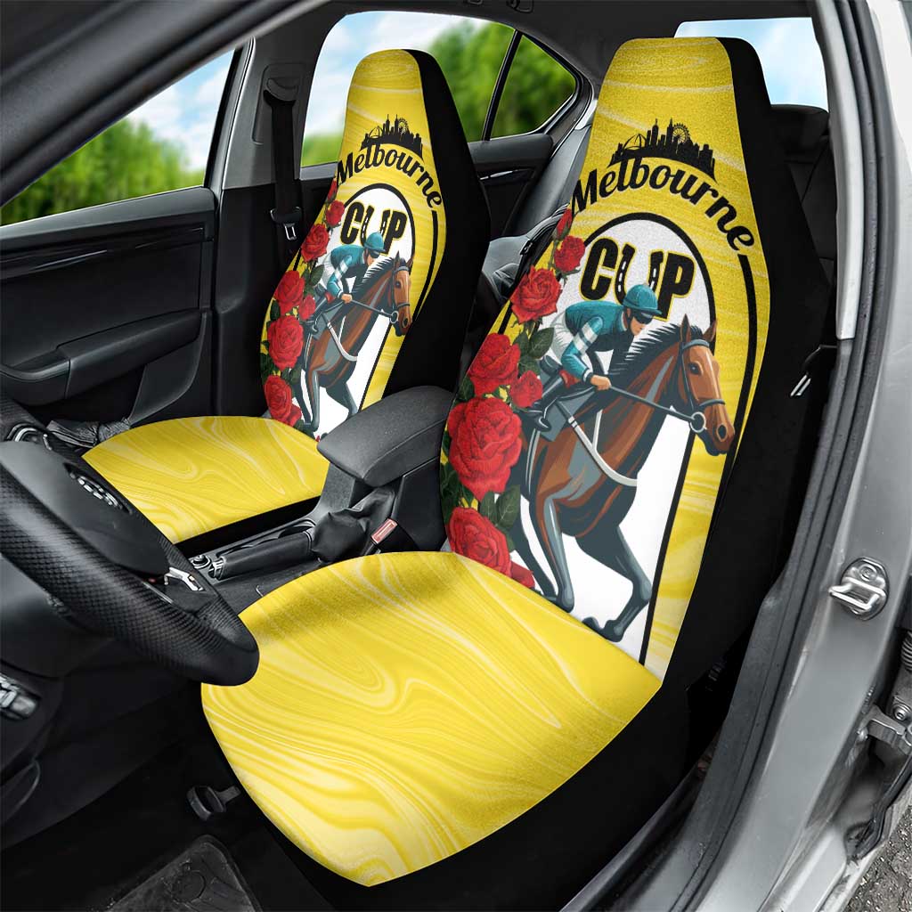 Personalised Melbourne Horse Racing Car Seat Cover The Race That Stops The Nation