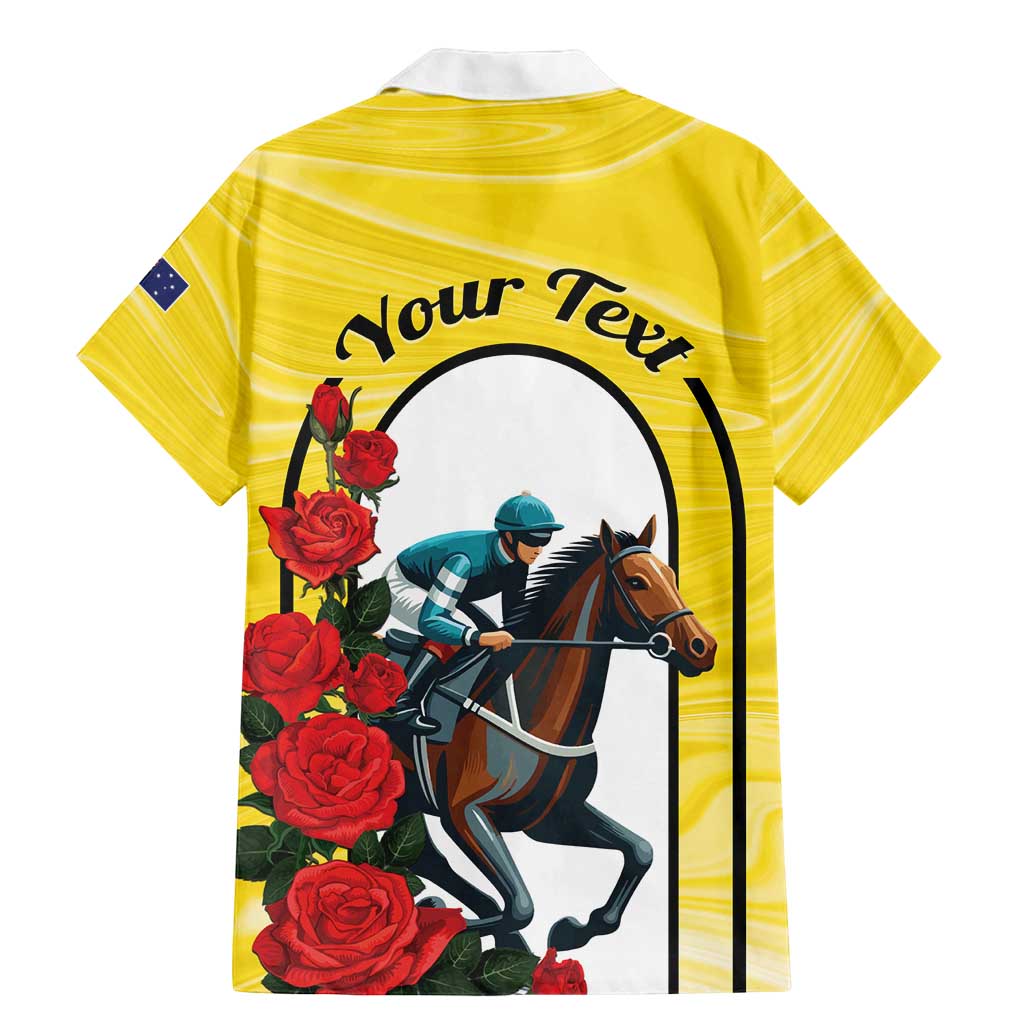 Personalised Melbourne Horse Racing Family Matching Mermaid Dress and Hawaiian Shirt The Race That Stops The Nation